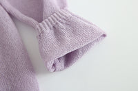 Load image into Gallery viewer, Girls Love heart Bow Crochet Cardigan Wholesale 221206244
