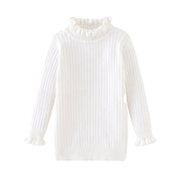 Load image into Gallery viewer, Baby Kid Girls Solid Color Striped Sweaters Wholesale 221206252
