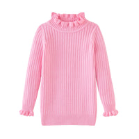 Load image into Gallery viewer, Baby Kid Girls Solid Color Striped Sweaters Wholesale 221206252

