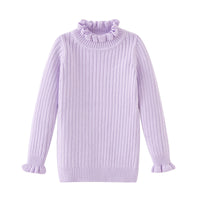 Load image into Gallery viewer, Baby Kid Girls Solid Color Striped Sweaters Wholesale 221206252
