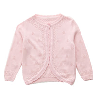 Load image into Gallery viewer, Baby Kid Girls Flower Fruit Crochet Cardigan Wholesale 22120627

