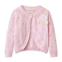 Load image into Gallery viewer, Baby Kid Girls Flower Fruit Crochet Cardigan Wholesale 22120627
