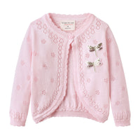 Load image into Gallery viewer, Baby Kid Girls Flower Fruit Crochet Cardigan Wholesale 22120627
