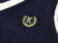 Load image into Gallery viewer, Baby Kid Big Kid Unisex Striped Letters Crochet Vests Waistcoats Wholesale 221206278
