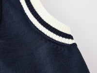 Load image into Gallery viewer, Baby Kid Big Kid Unisex Striped Letters Crochet Vests Waistcoats Wholesale 221206278
