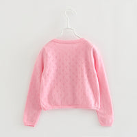 Load image into Gallery viewer, Baby Kid Girls Bow Crochet Cardigan Wholesale 22120629
