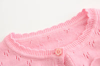 Load image into Gallery viewer, Baby Kid Girls Bow Crochet Cardigan Wholesale 22120629
