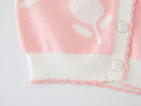 Load image into Gallery viewer, Baby Kid Girls Color-blocking Flower Crochet Print Vests Waistcoats Wholesale 221206312
