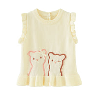 Load image into Gallery viewer, Baby Kid Girls Cartoon Print Vests Waistcoats Wholesale 221206314
