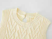 Load image into Gallery viewer, Baby Kid Girls Bow Vests Waistcoats Knitwear Wholesale 221206323
