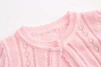 Load image into Gallery viewer, Baby Kid Girls Solid Color Cardigan Knitwear Wholesale 22120634
