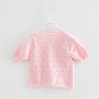 Load image into Gallery viewer, Baby Kid Girls Solid Color Cardigan Knitwear Wholesale 22120635
