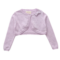 Load image into Gallery viewer, Baby Kid Girls Solid Color Bow Cardigan Knitwear Wholesale 22120636
