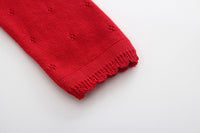 Load image into Gallery viewer, Baby Kid Girls Solid Color Bow Cardigan Knitwear Wholesale 22120636
