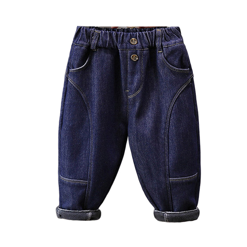 Baby Kid Boys Solid Color Pants Jeans Wholesale 221206361