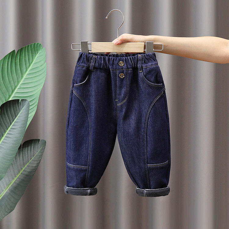 Baby Kid Boys Solid Color Pants Jeans Wholesale 221206361
