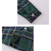 Load image into Gallery viewer, 2 Pieces Set Baby Kid Boys Checked Bow Shirts And Trousers Suits Wholesale 221206380
