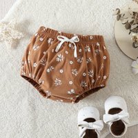 Load image into Gallery viewer, 2 Pieces Set Baby Girls Flower Print Rompers And Shorts Wholesale 221206393

