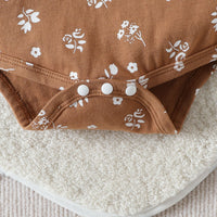 Load image into Gallery viewer, 2 Pieces Set Baby Girls Flower Print Rompers And Shorts Wholesale 221206393
