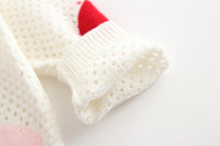 Load image into Gallery viewer, Baby Kid Girls Love heart Crochet Cardigan Wholesale 22120640
