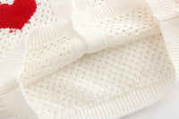 Load image into Gallery viewer, Baby Kid Girls Love heart Crochet Cardigan Wholesale 22120640
