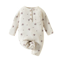 Load image into Gallery viewer, Baby Unisex Plant Print Jumpsuits Wholesale 221206409
