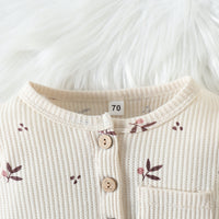 Load image into Gallery viewer, Baby Unisex Plant Print Jumpsuits Wholesale 221206409
