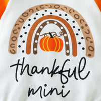 Load image into Gallery viewer, Baby Unisex Letters Polka dots Print Thanksgiving Rompers Wholesale 221206410
