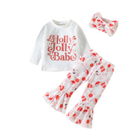 Load image into Gallery viewer, 2 Pieces Set Baby Kid Girls Letters Print Hoodies Swearshirts And Cartoon Pants Wholesale 221206420
