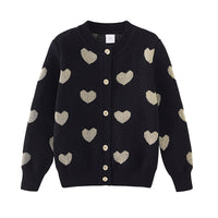 Load image into Gallery viewer, Baby Kid Girls Love heart Crochet Cardigan Wholesale 221206424
