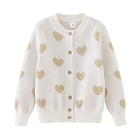 Load image into Gallery viewer, Baby Kid Girls Love heart Crochet Cardigan Wholesale 221206424
