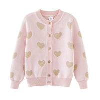 Load image into Gallery viewer, Baby Kid Girls Love heart Crochet Cardigan Wholesale 221206424
