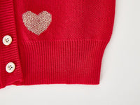 Load image into Gallery viewer, Baby Kid Girls Love heart Crochet Cardigan Wholesale 221206424
