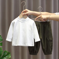 Load image into Gallery viewer, 3 Pieces Set Baby Kid Boys Solid Color Vests Waistcoats And Tops And Pants Wholesale 221206426
