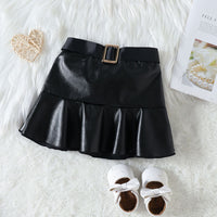 Load image into Gallery viewer, 2 Pieces Set Baby Kid Girls Solid Color Rompers And Skirts Wholesale 221206434
