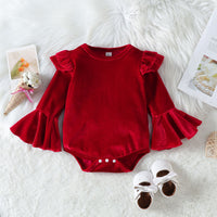 Load image into Gallery viewer, 2 Pieces Set Baby Kid Girls Solid Color Rompers And Skirts Wholesale 221206434
