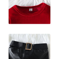 Load image into Gallery viewer, 2 Pieces Set Baby Kid Girls Solid Color Rompers And Skirts Wholesale 221206434
