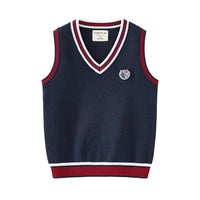 Load image into Gallery viewer, Kid Big Kid Unisex Color-blocking Crochet Vests Waistcoats Wholesale 221206462
