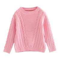 Load image into Gallery viewer, Baby Kid Girls Solid Color Sweaters Wholesale 22120647
