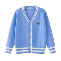 Load image into Gallery viewer, Kid Unisex Striped Color-blocking Crochet Cardigan Wholesale 221206498
