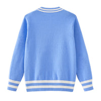 Load image into Gallery viewer, Kid Unisex Striped Color-blocking Crochet Cardigan Wholesale 221206498
