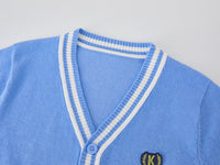 Load image into Gallery viewer, Kid Unisex Striped Color-blocking Crochet Cardigan Wholesale 221206498
