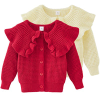 Load image into Gallery viewer, Baby Kid Girls Solid Color Cardigan Wholesale 221206507
