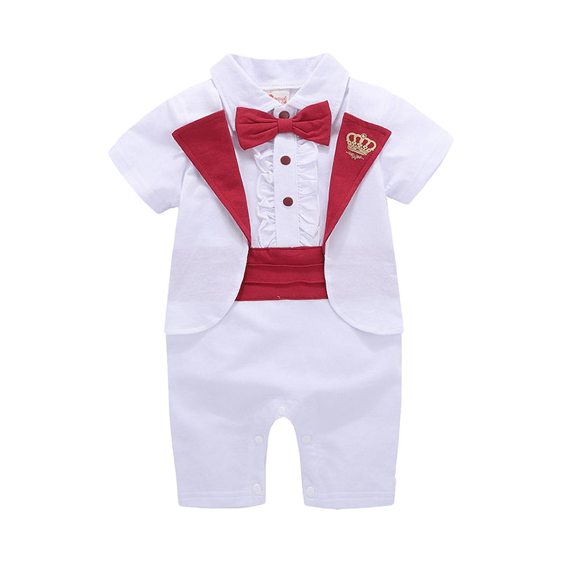 Baby Boys Color-blocking Jumpsuits Wholesale 22120652