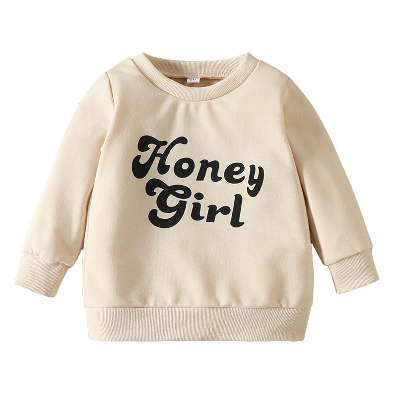 Baby Girls Letters Hoodies Swearshirts Wholesale 221206539