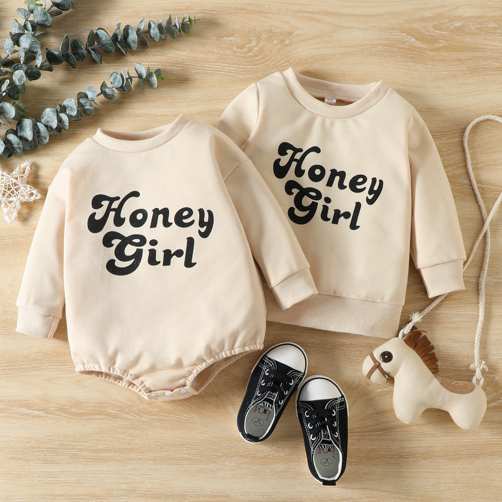Baby Girls Letters Hoodies Swearshirts Wholesale 221206539