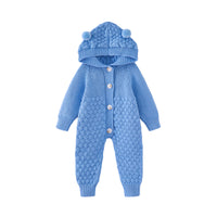 Load image into Gallery viewer, Baby Unisex Solid Color Knitwear Jumpsuits Wholesale 221206545
