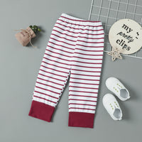 Load image into Gallery viewer, 2 Pieces Set Baby Kid Unisex Striped Color-blocking Hoodies Swearshirts And Pants Wholesale 221206578

