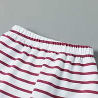 Load image into Gallery viewer, 2 Pieces Set Baby Kid Unisex Striped Color-blocking Hoodies Swearshirts And Pants Wholesale 221206578
