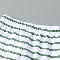 Load image into Gallery viewer, 2 Pieces Set Baby Kid Unisex Striped Color-blocking Hoodies Swearshirts And Pants Wholesale 221206578
